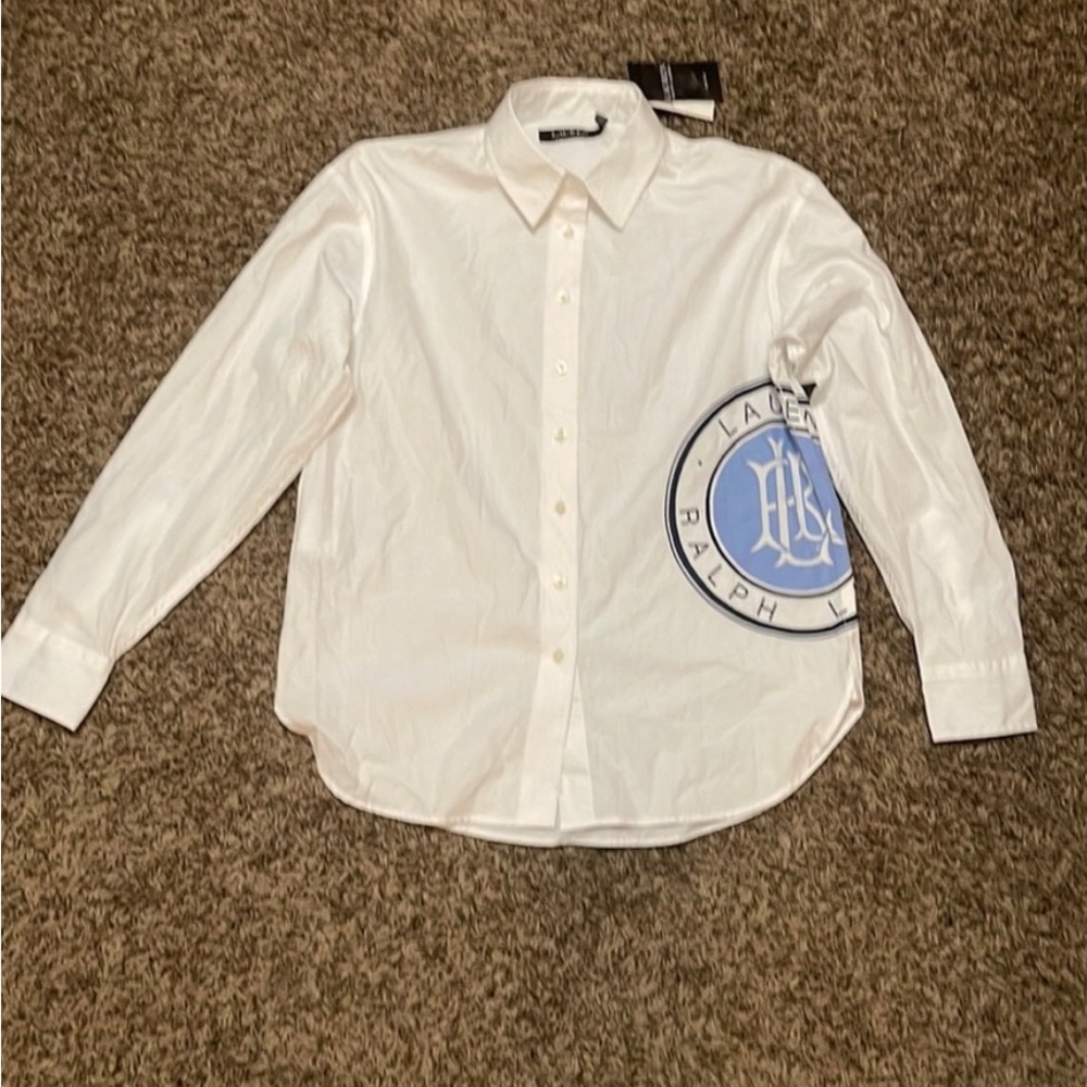 NWOT Lauren by Ralph lauren Button down Shirt